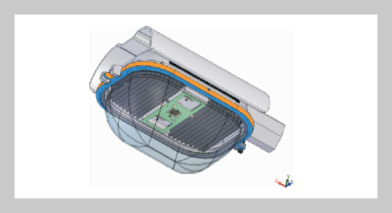 Multiple-Layer Heat Dissipation Module for LED Streetlamps