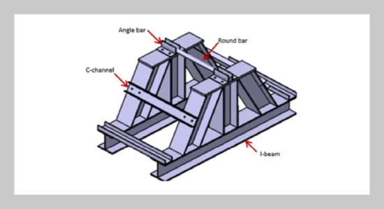 Design And Analysis Of Four-point Bending Test Rig For Ladder Frame